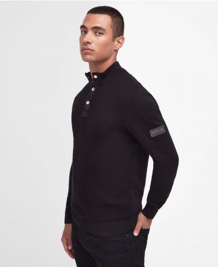 Murrey Quarter-Button Jumper