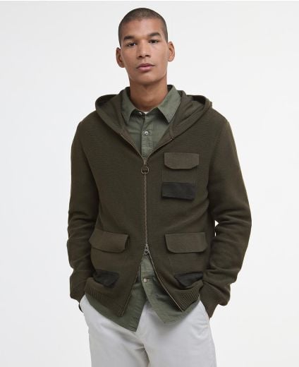 Barbour x TO KI TO Strickjacke Multi-Pocket