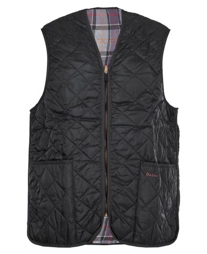 Gilet trapuntato/fodera con zip