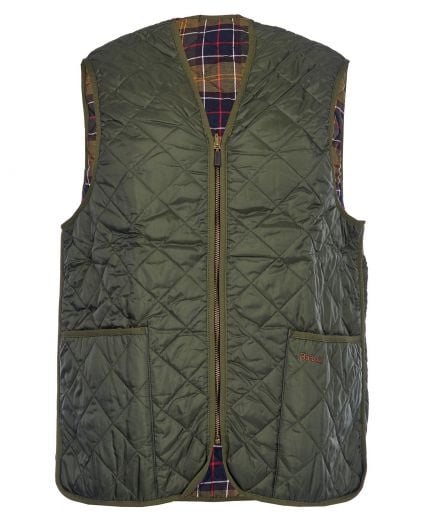 Gilet trapuntato/fodera con zip