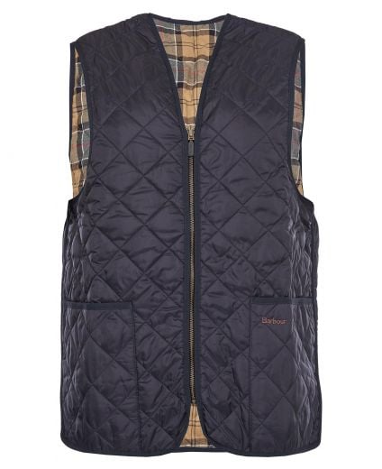 Gilet trapuntato/fodera con zip Barbour