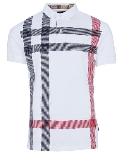 Blaine Oversized Tartan Polo Shirt