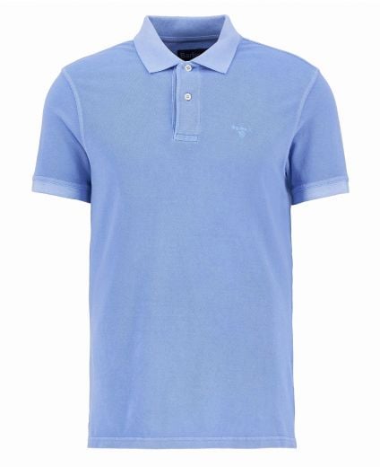 Washed-Out Sports Polo Shirt