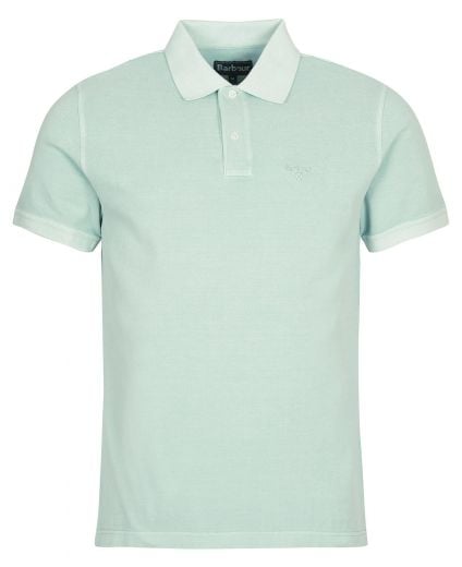 Washed-Out Sports Polo Shirt