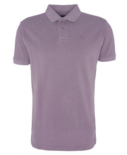 Washed-Out Sports Polo Shirt