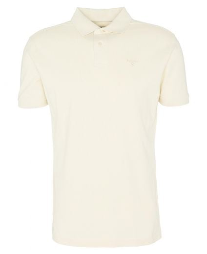 Washed-Out Sports Polo Shirt