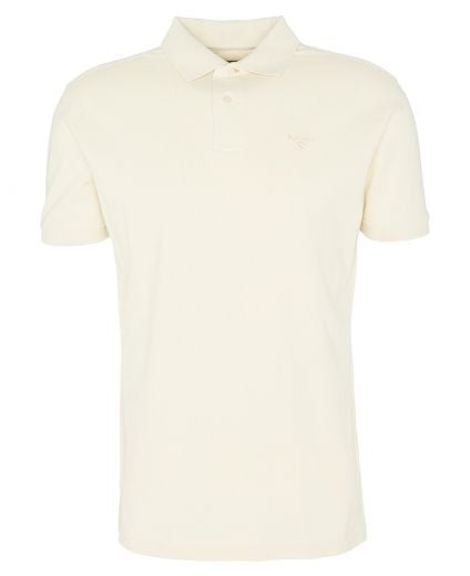 Washed-Out Sports Polo Shirt