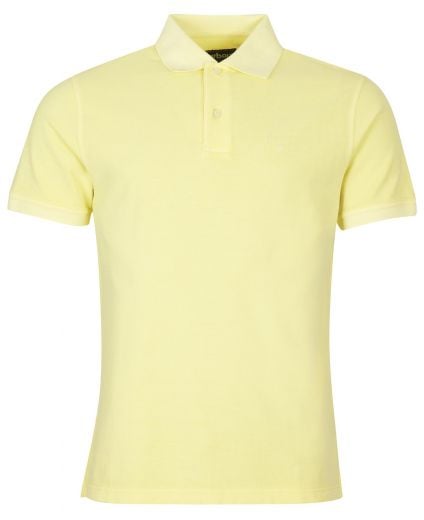 Washed-Out Sports Polo Shirt