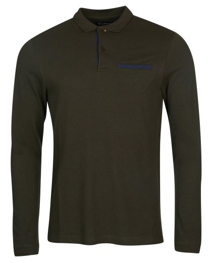 Barbour Essential Long Sleeve Pocket polo shirt