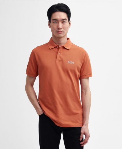 Barbour polo mens Orange top