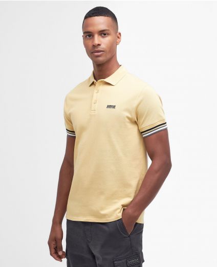 Barbour polo top mens yellow