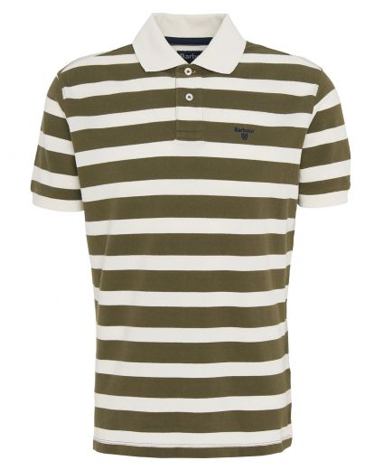 Striped Sports Polo Shirt