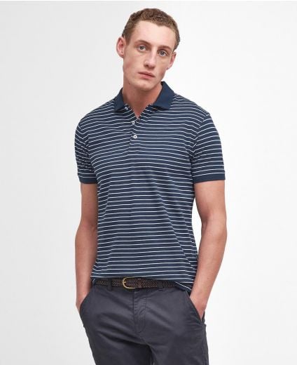 Westgate Striped Short-Sleeved Polo Shirt