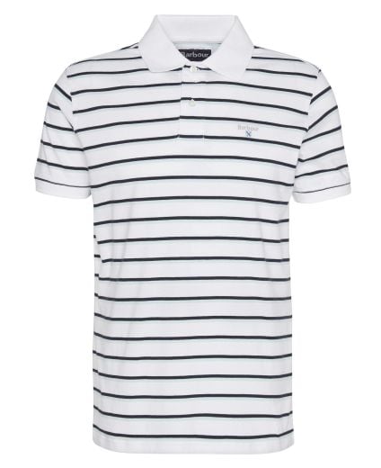 Ashill Striped Short-Sleeved Polo Shirt