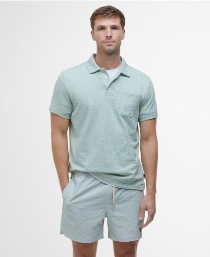 Poloshirt Dymchurch Seersucker Short-Sleeved