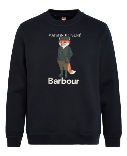 Barbour x Maison Kitsuné Beaufort Fox Sweatshirt
