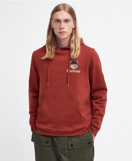 Barbour x Maison Kitsuné Fox Head Hoodie