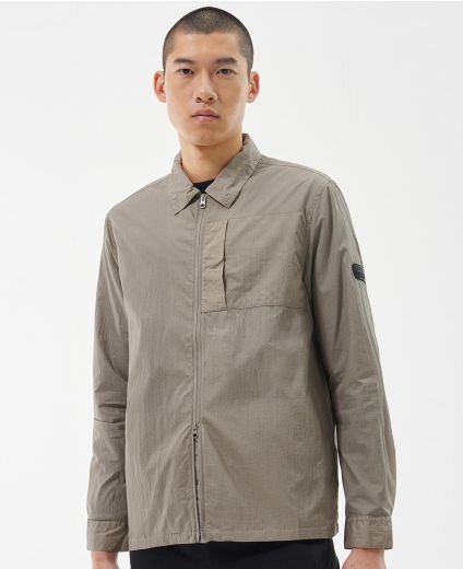 B.Intl Grid Overshirt