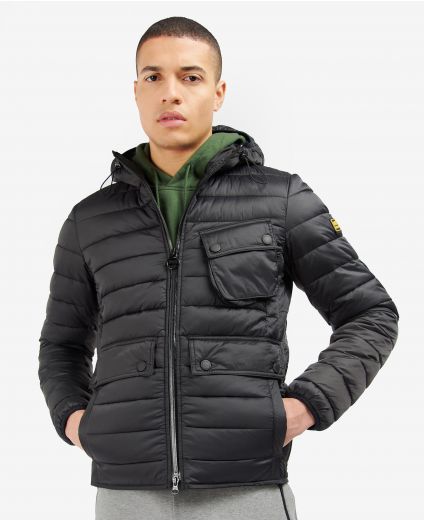 B.Intl Racer Ouston Hooded Quilted Jacket