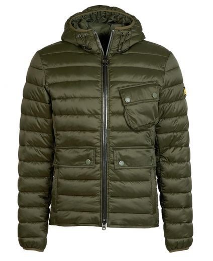 B.Intl Racer Ouston Hooded Quilted Jacket