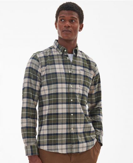 Mens barbour hotsell shirt sale