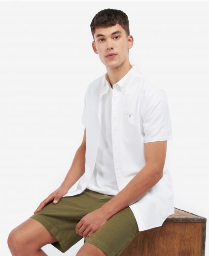 Barbour Oxford Short Sleeve Tailored Shirt