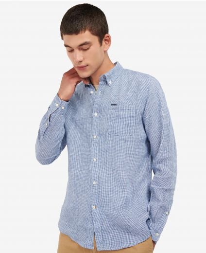 Linton Tailored Long-Sleeved Linen Shirt