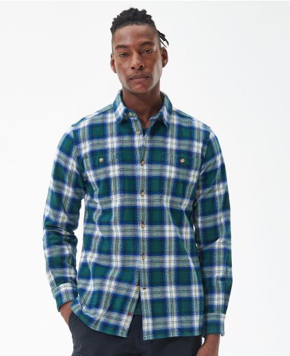 Mens barbour shirt sales sale