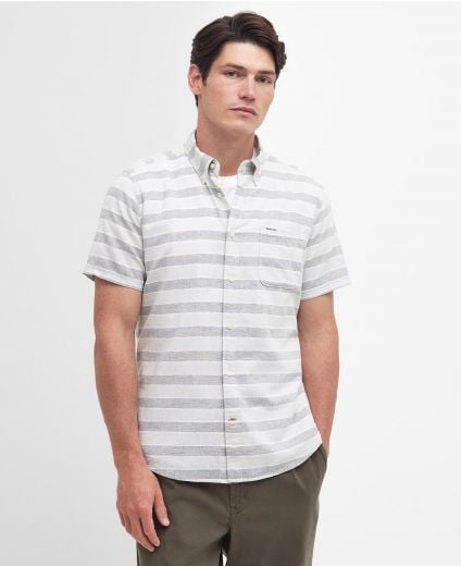 Hemd Somerby Striped Short Sleeved Tailored