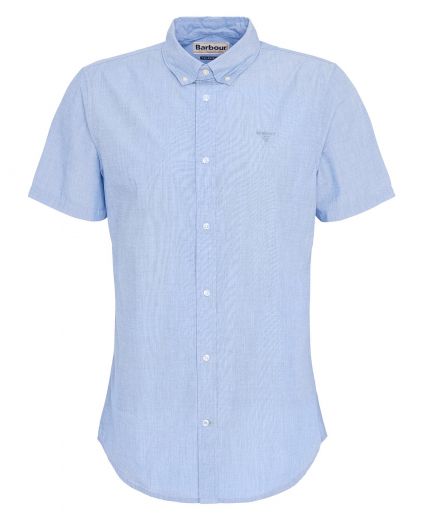 Crest Poplin Tailored Short-Sleeved Shirt