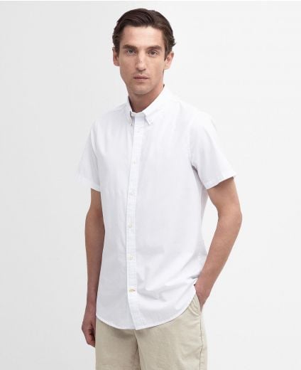 Crest Poplin Tailored Short-Sleeved Shirt