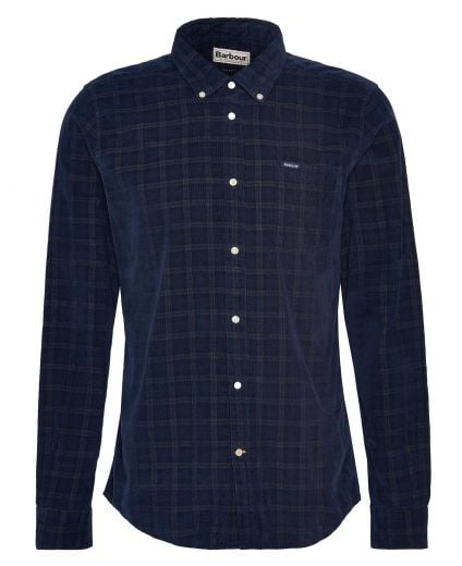 Harthill Tailored Long Sleeved Cord Shirt