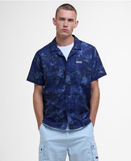 Camo Ikat Short-Sleeved Shirt