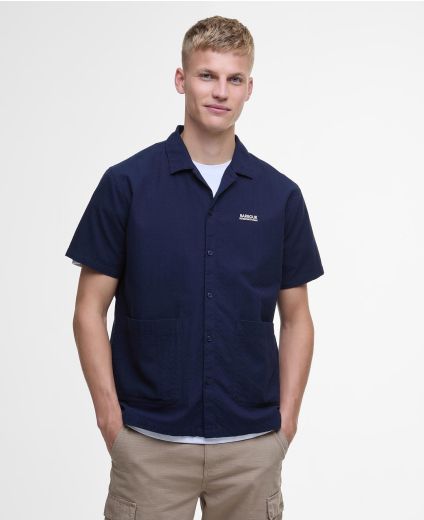 Checkerboard Short-Sleeved Shirt
