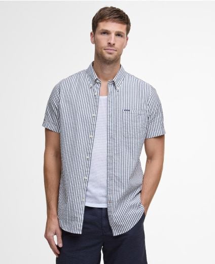 Hemd Cresswell Seersucker Short-Sleeved Regular