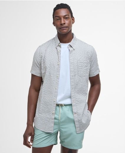 Hemd Cresswell Seersucker Short-Sleeved Regular
