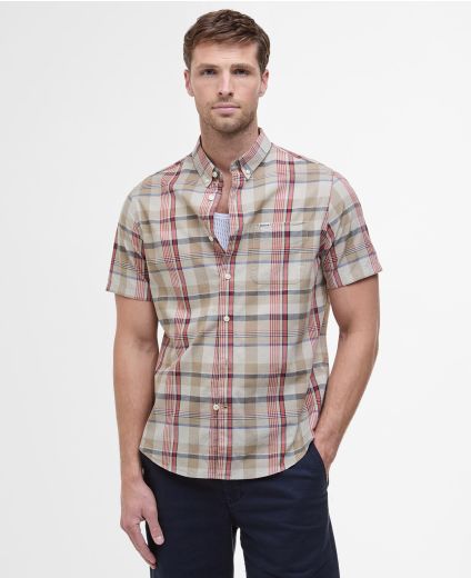 Hemd Hillway Madras Short-Sleeved Regular
