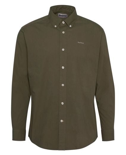 Garment Dyed Poplin Oversized Shirt