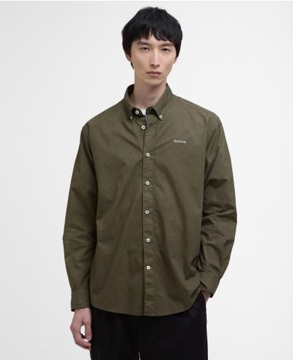 Garment Dyed Poplin Oversized Shirt