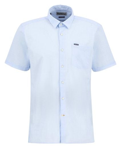 Pigment Dye Slub Short-Sleeved Shirt
