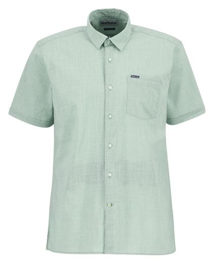 Pigment Dye Slub Short-Sleeved Shirt