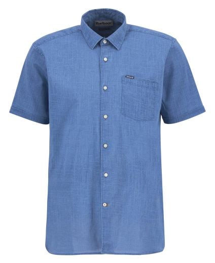 Pigment Dye Slub Short-Sleeved Shirt