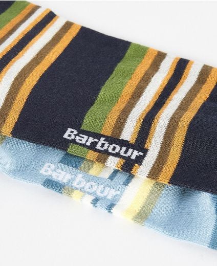 Summer Stripe 2 Pack Socks