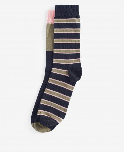 Colour-Block Socks Gift Set