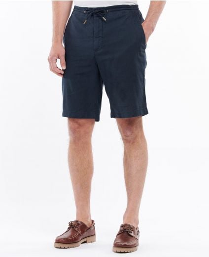 Shorts in lino misto cotone