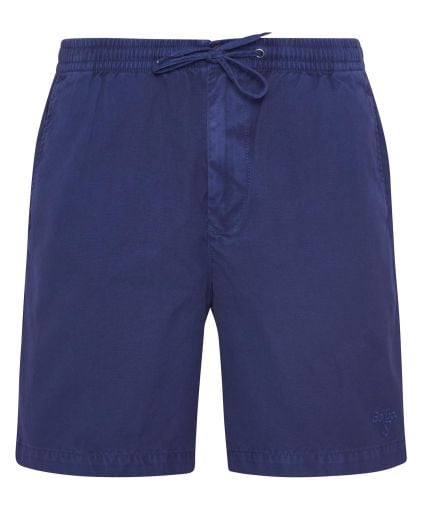 Washed Oxford Relaxed Shorts