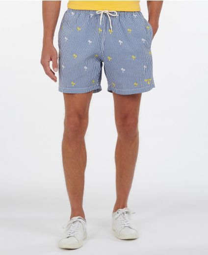 Barbour Palm Stripe Swim Shorts