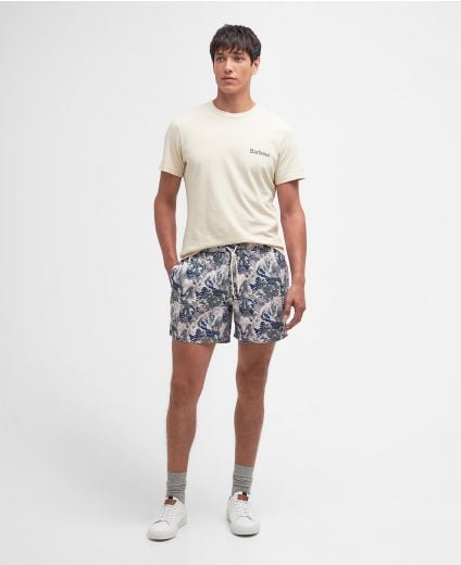 Hindle Palm-Leaf Swim Shorts