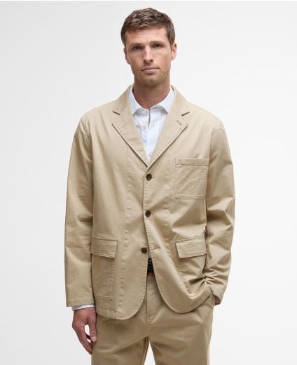 Herringbone Cotton Worker Jacket