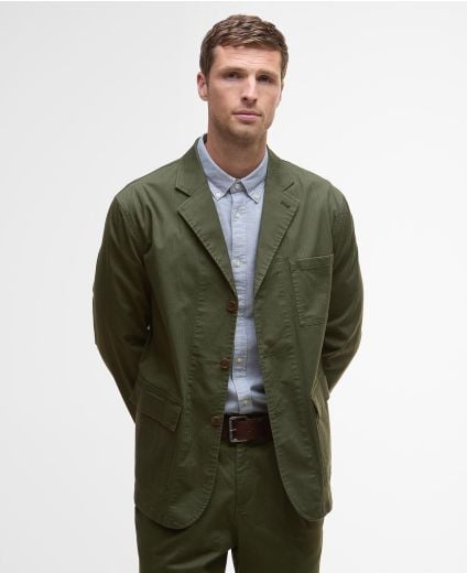 Herringbone Cotton Worker Jacket